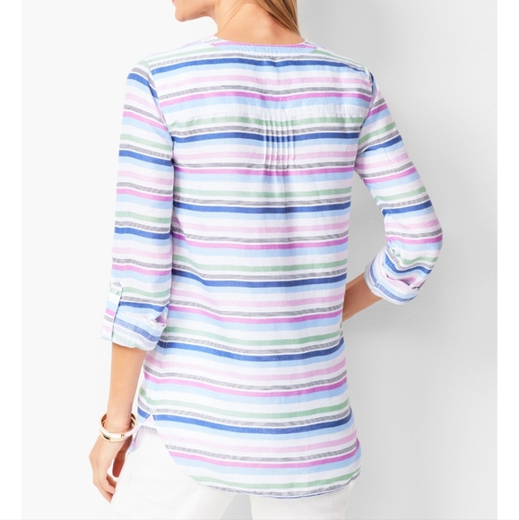 Talbots 100% linen blouse XXL - Picture 2 of 13